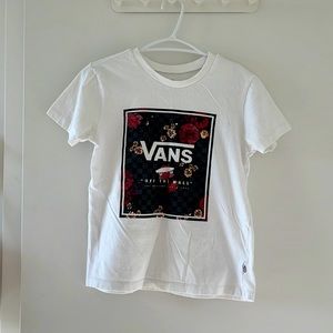 Vans floral t shirt